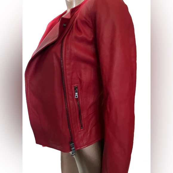Armani Buttery Soft Leather Moto Jacket - Picture 6 of 15